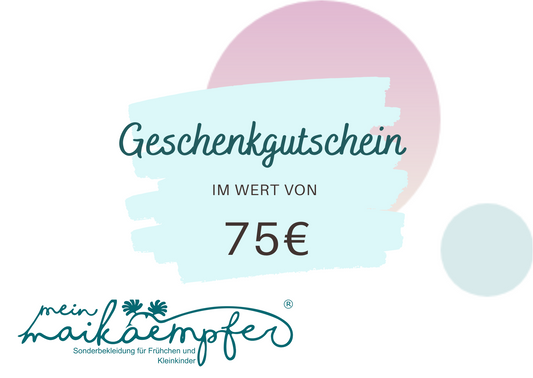 Geschenkgutschein im Wert von meinmaikaempfer® by tlusteck-salesandmore