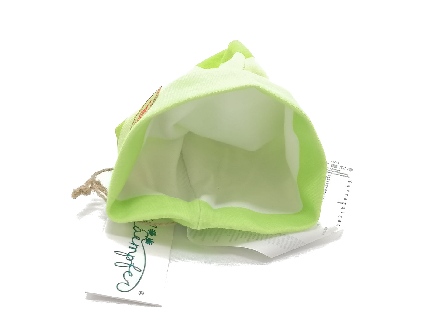 Frühchenmütze/ Beanie, "Mein Wunder", grün gestreift, verschiedene Größen