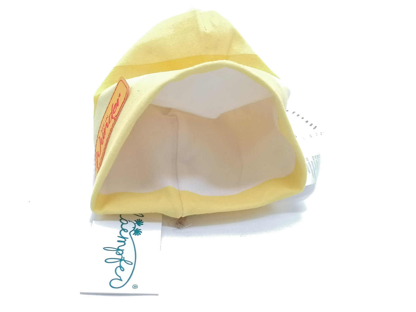 Frühchenmütze/ Beanie, "Mein Wunder", gelb gestreift, verschiedene Größen